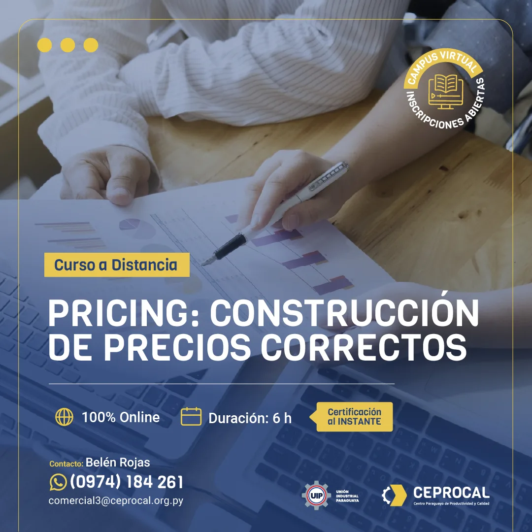 Pricing: Construcción de precios correctos